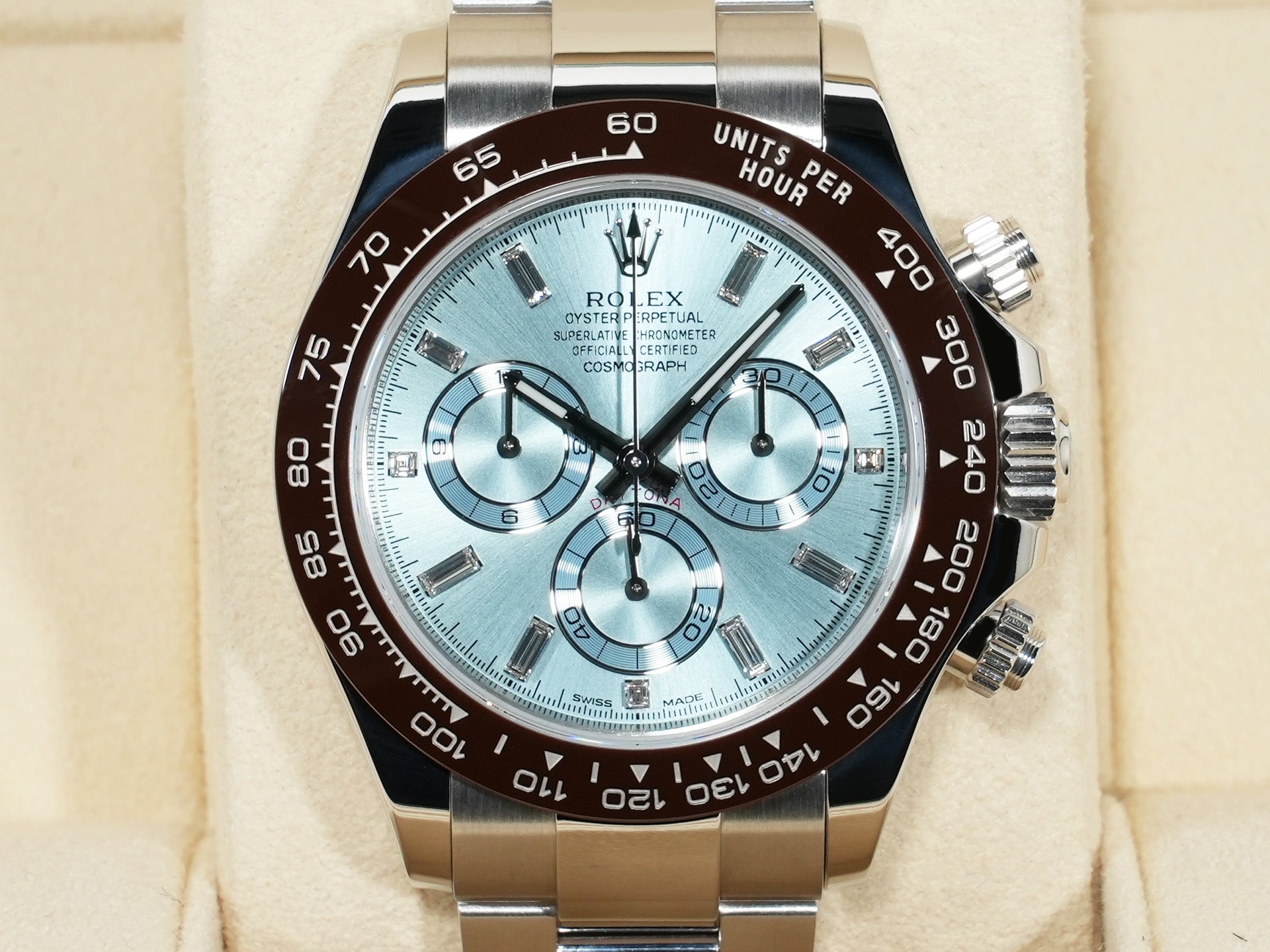 ロレックス デイトナ Ref.116506A プラチナ アイスブルー文字盤 美中古 cnu9x7o3