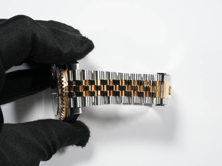 ロレックス GMTマスターII Ref.126713GRNR ステンレススチール/イエローゴールド ブラック文字盤 ジュビリーブレスレット 美品 rppwmkgk