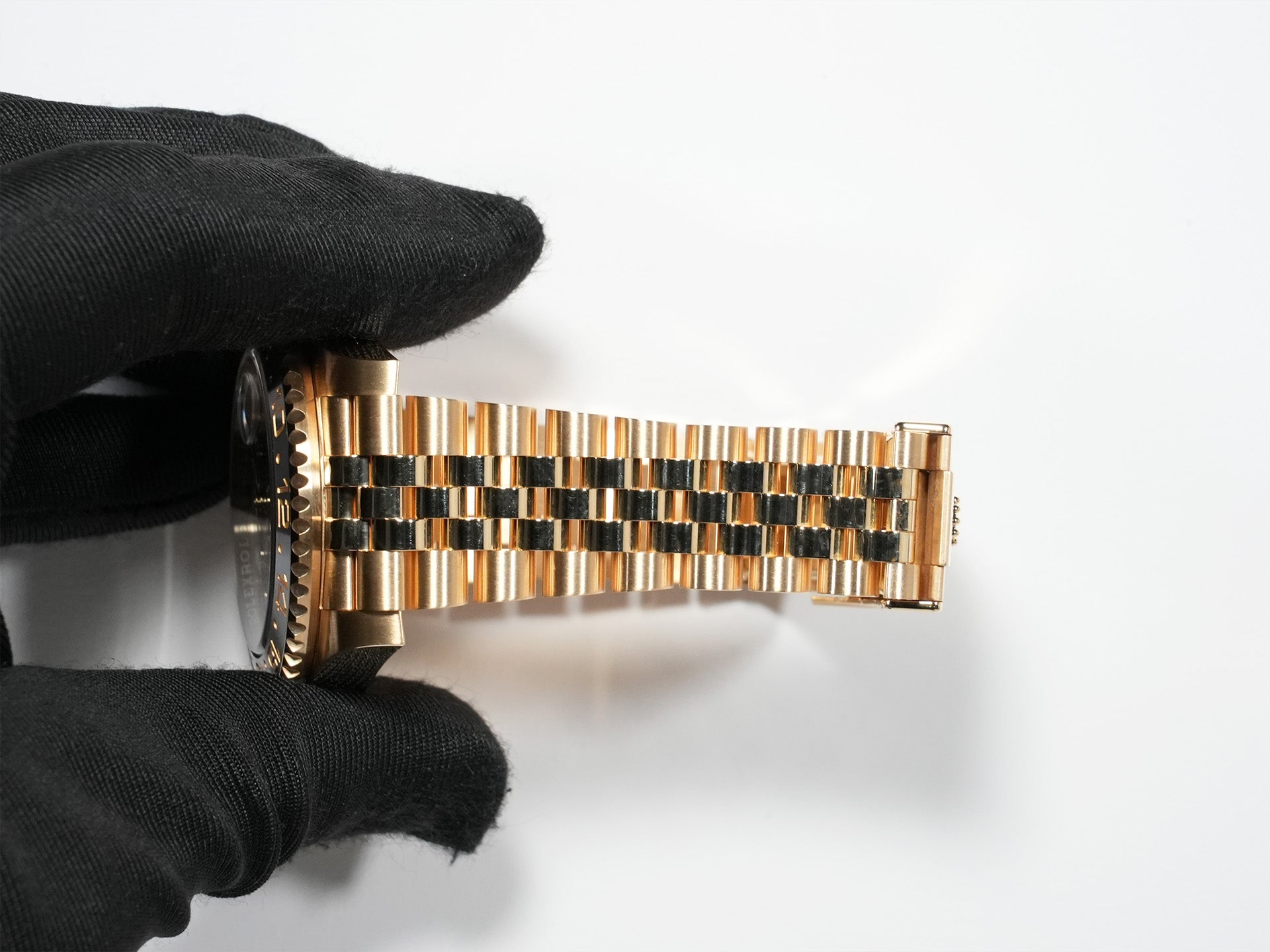 ロレックス GMTマスターII Ref.126718GRNR イエローゴールド ブラック文字盤 ジュビリーブレスレット 美品 w732kwq7