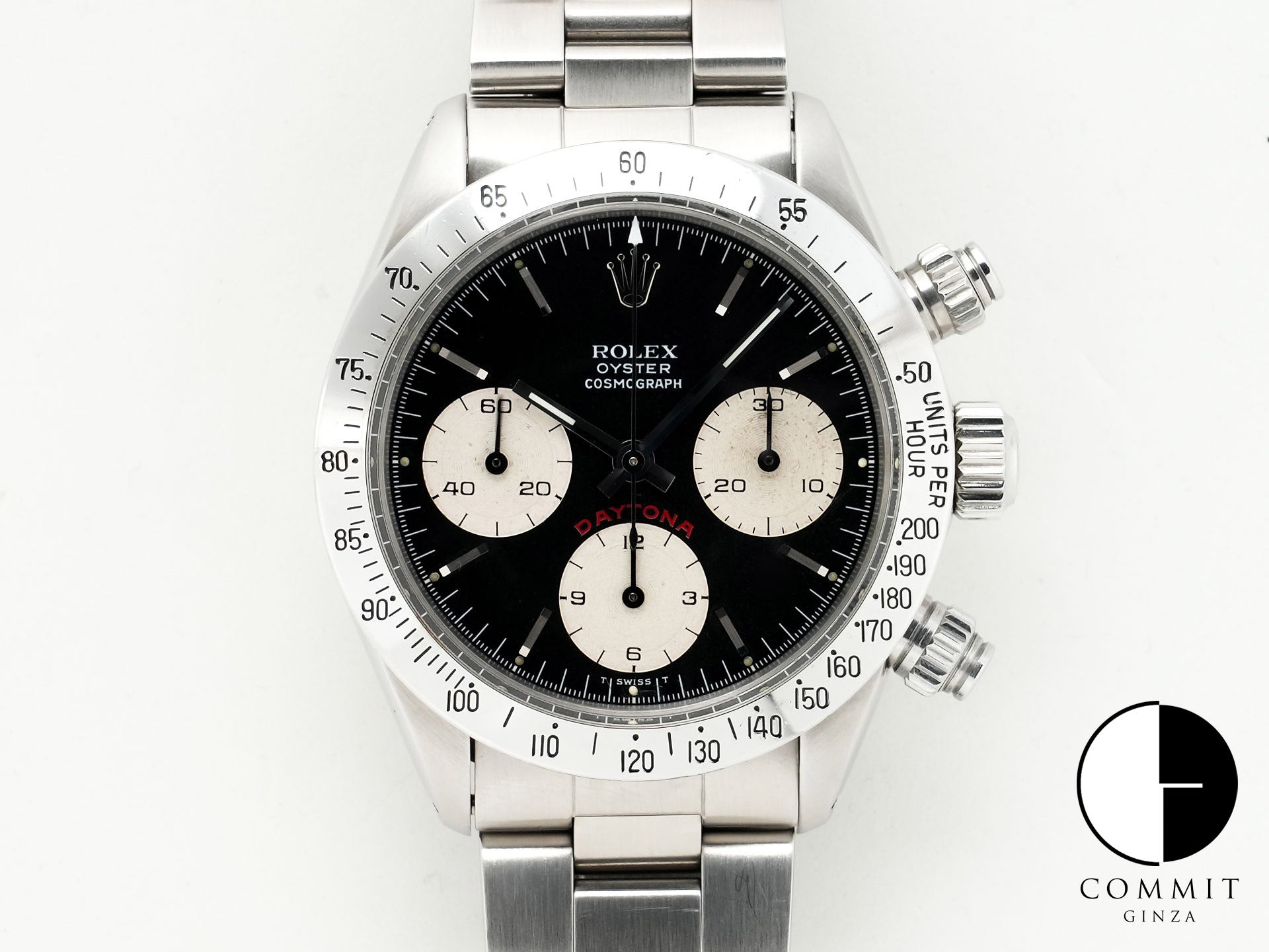ロレックス デイトナ Ref.6265 ステンレススチール ブラック文字盤 中古 smui5qkr