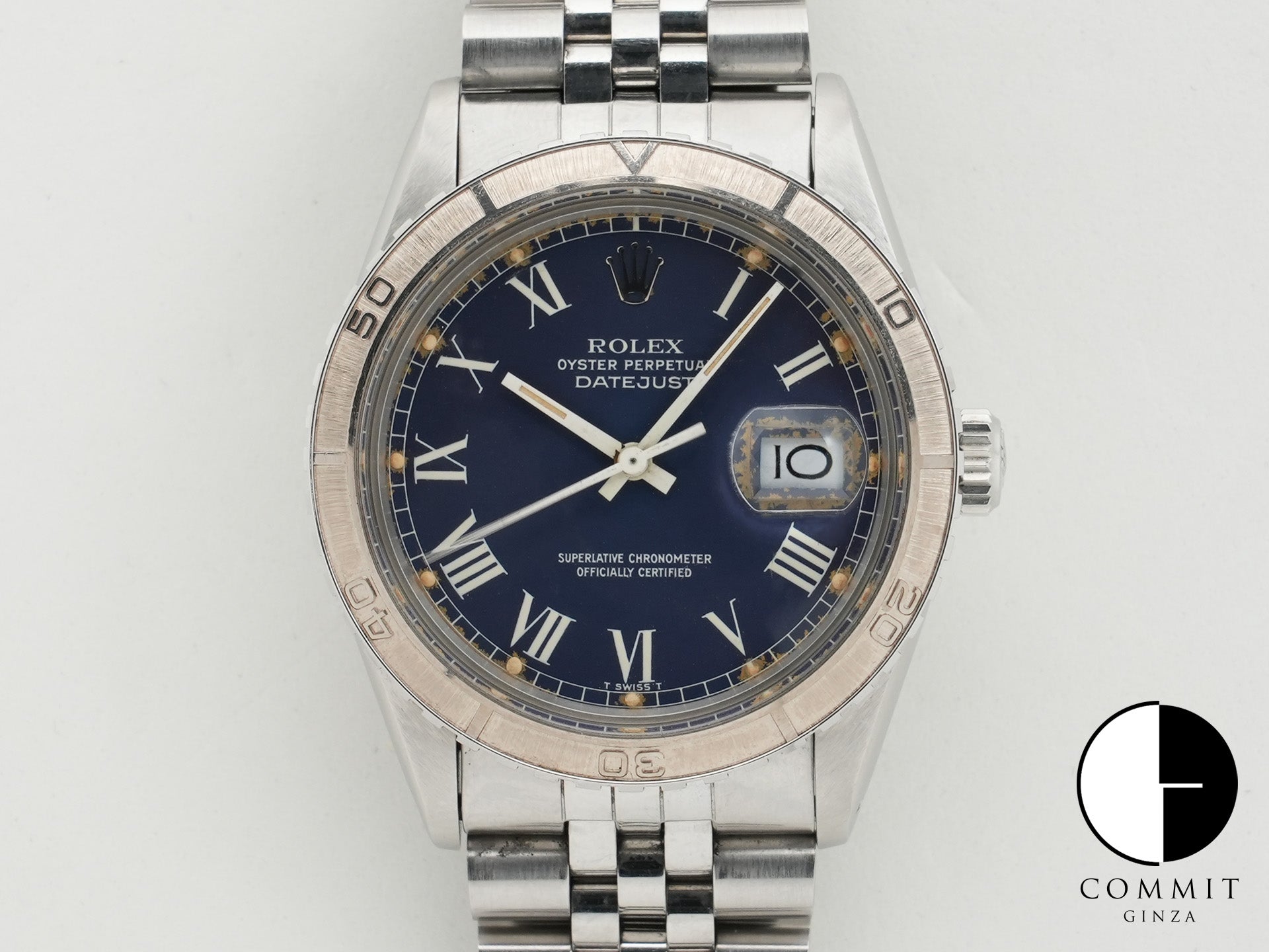 ロレックス デイトジャスト Ref.16250 ステンレススチール ブルーバックリー文字盤 中古 h7z54mf9