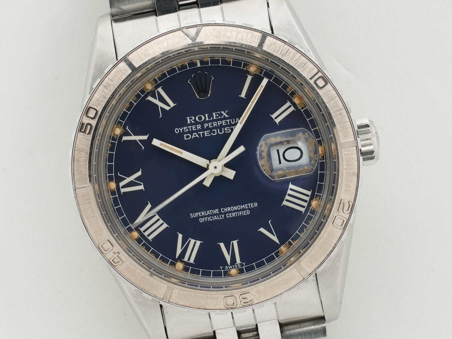 ロレックス デイトジャスト Ref.16250 ステンレススチール ブルーバックリー文字盤 中古 h7z54mf9