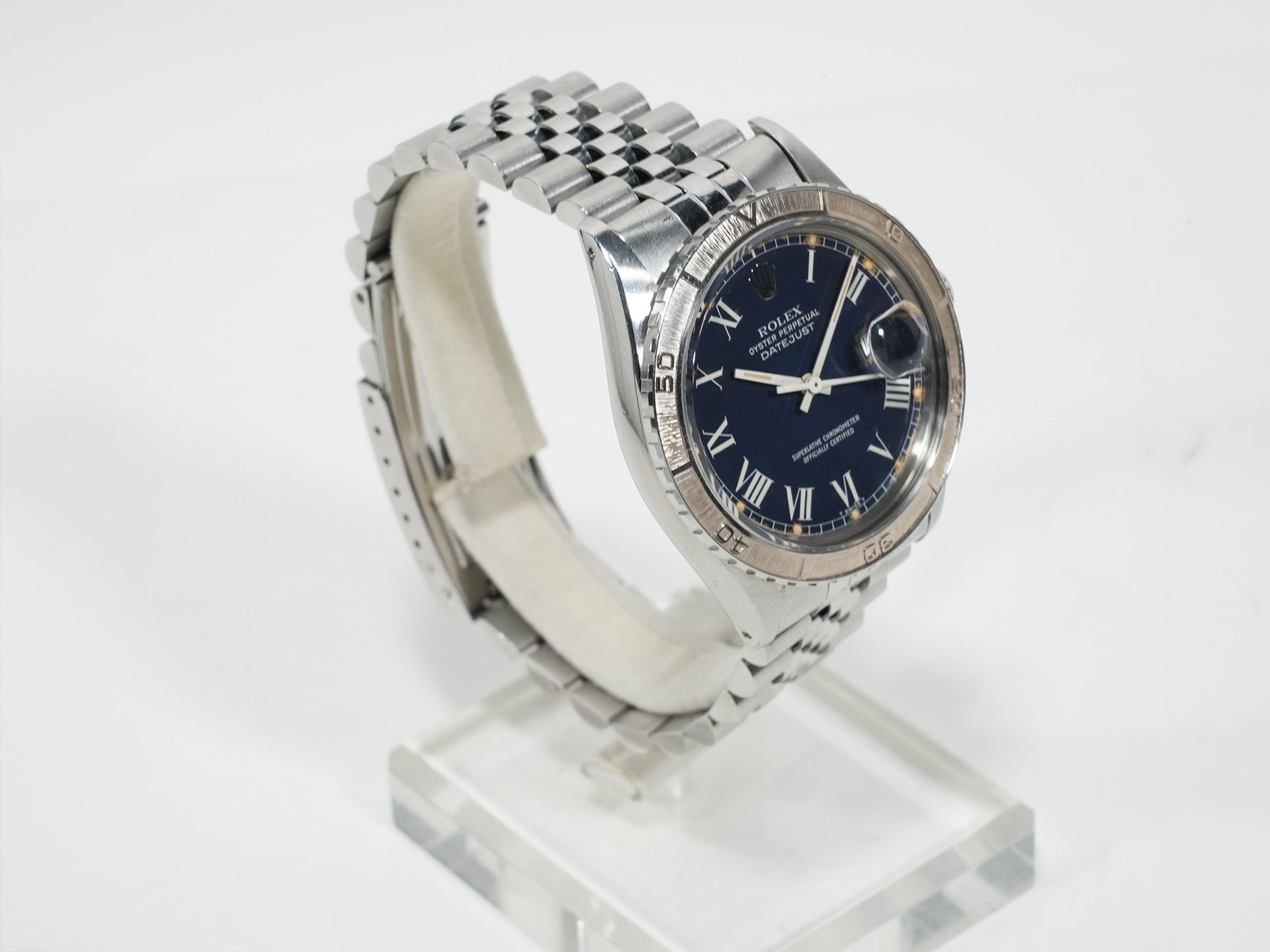 ロレックス デイトジャスト Ref.16250 ステンレススチール ブルーバックリー文字盤 中古 h7z54mf9