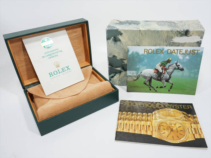 ロレックス デイトジャスト Ref.16250 ステンレススチール ブルーバックリー文字盤 中古 h7z54mf9