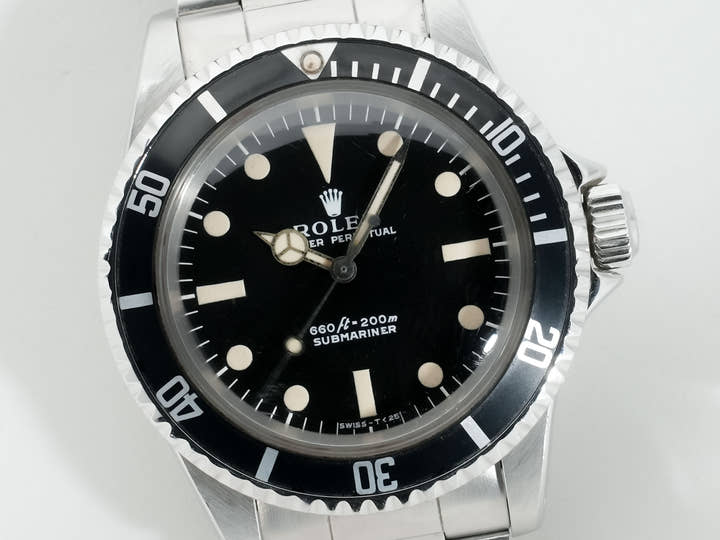 ロレックス サブマリーナー Ref.5513 ステンレススチール ブラック文字盤 中古 qredjunt