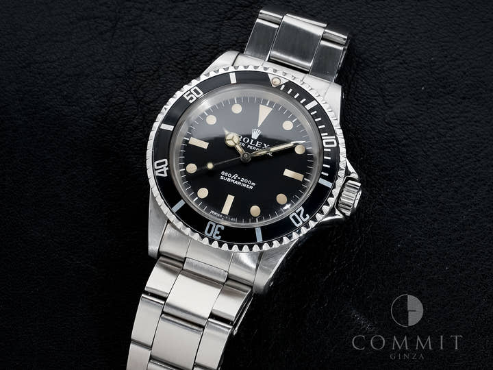 ロレックス サブマリーナー Ref.5513 ステンレススチール ブラック文字盤 中古 qredjunt
