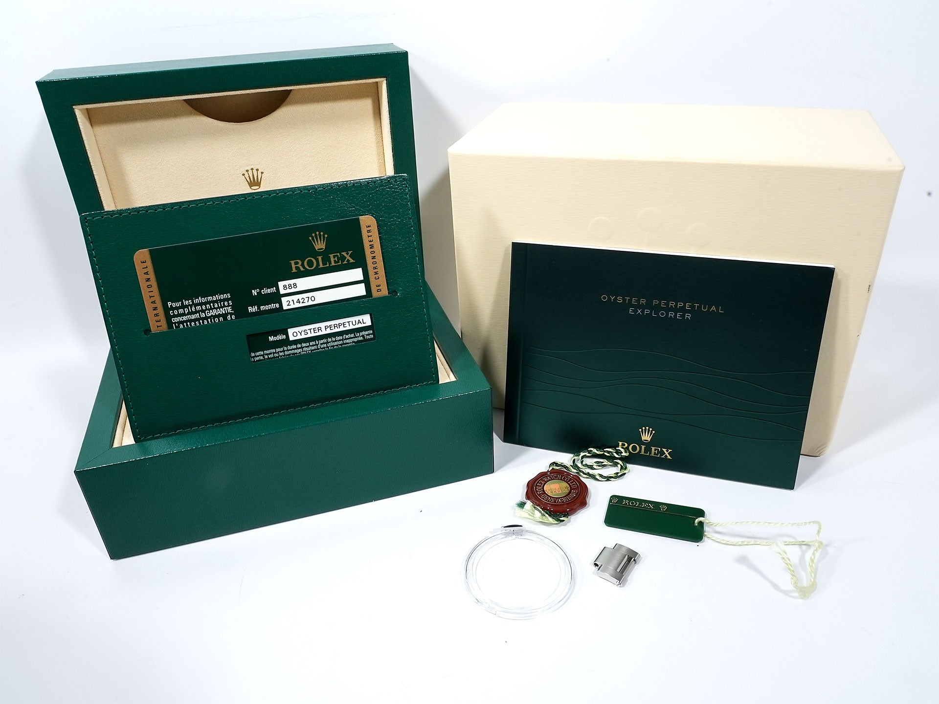 ロレックス エクスプローラーI Ref.214270 ステンレススチール ブラック文字盤 オイスターブレスレット 未使用 kwpjad82