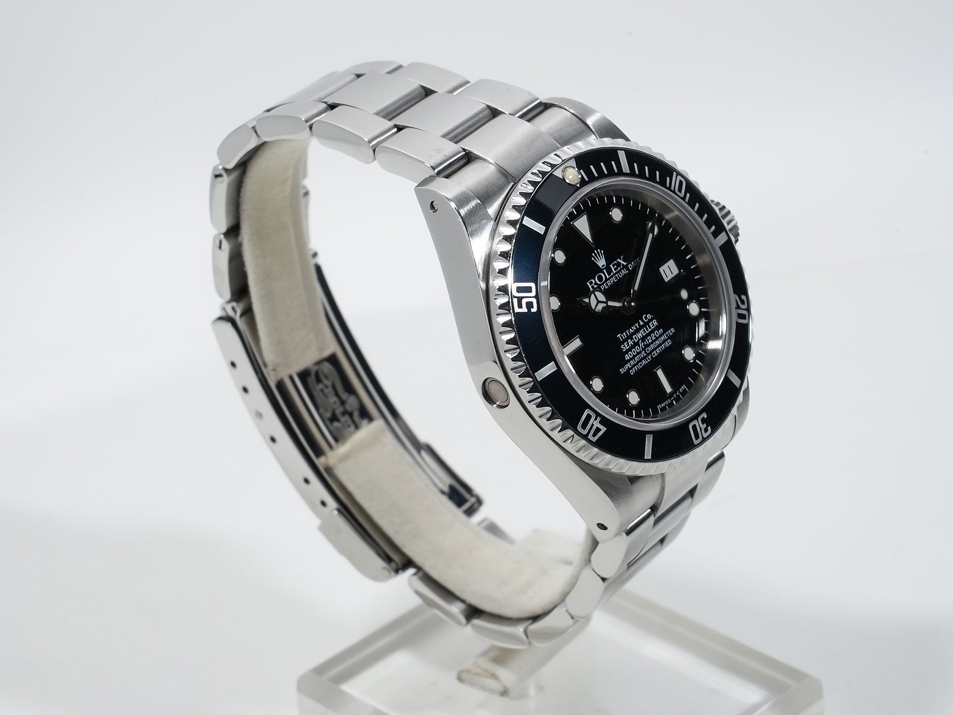 ロレックス シードゥエラー ティファニー Ref.16600 ステンレススチール ブラック文字盤 中古 3w6hi45b