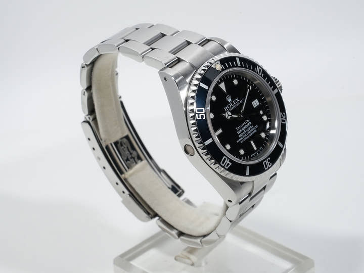 ロレックス シードゥエラー ティファニー Ref.16600 ステンレススチール ブラック文字盤 中古 3w6hi45b