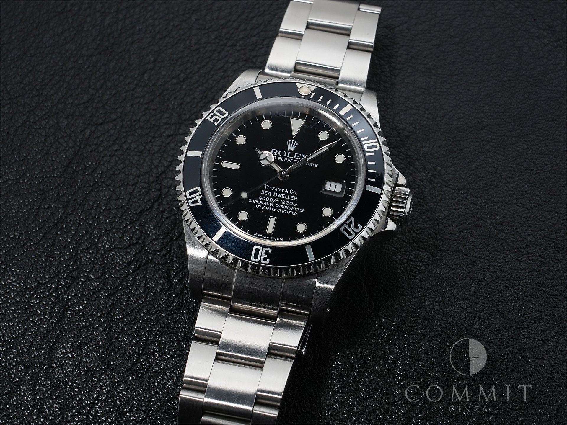 ロレックス シードゥエラー ティファニー Ref.16600 ステンレススチール ブラック文字盤 中古 3w6hi45b