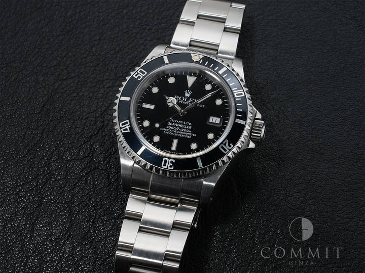 ロレックス シードゥエラー ティファニー Ref.16600 ステンレススチール ブラック文字盤 中古 3w6hi45b