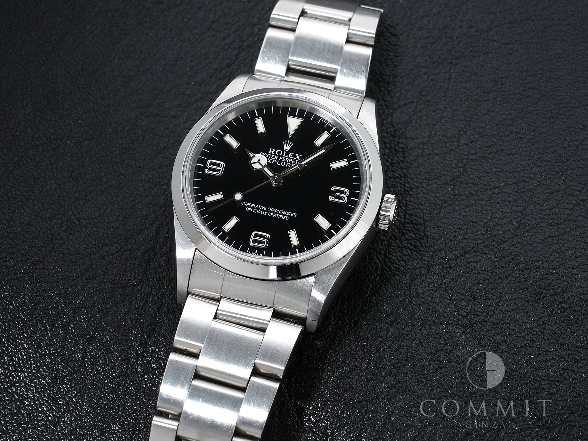 ロレックス エクスプローラーI Ref.14270 ステンレススチール ブラック文字盤 オイスターブレスレット 中古 5tncq3u7