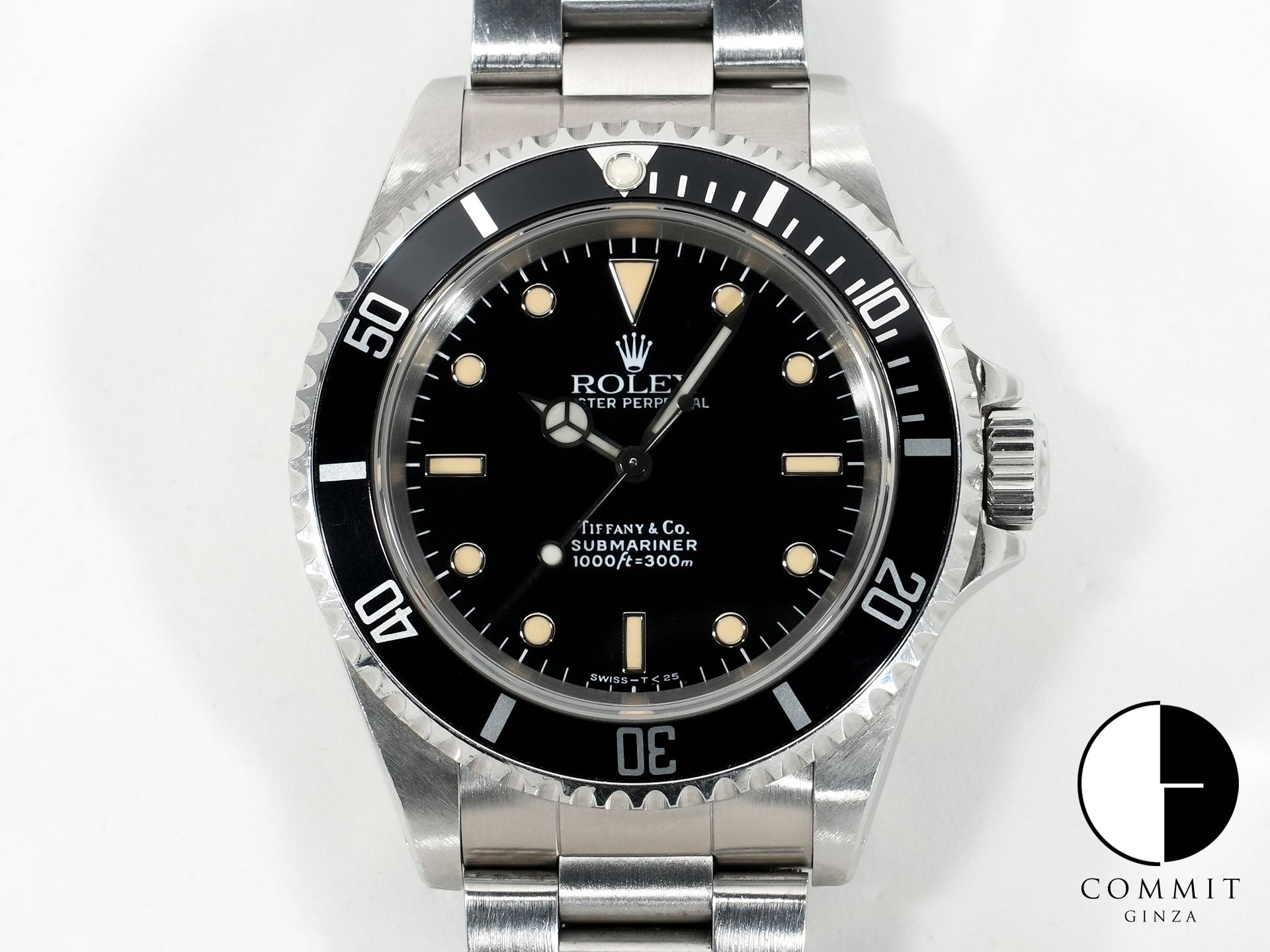 ロレックス サブマリーナー ノンデイト ティファニー Ref.14060 ステンレススチール ブラック文字盤 中古 iafyu6i2