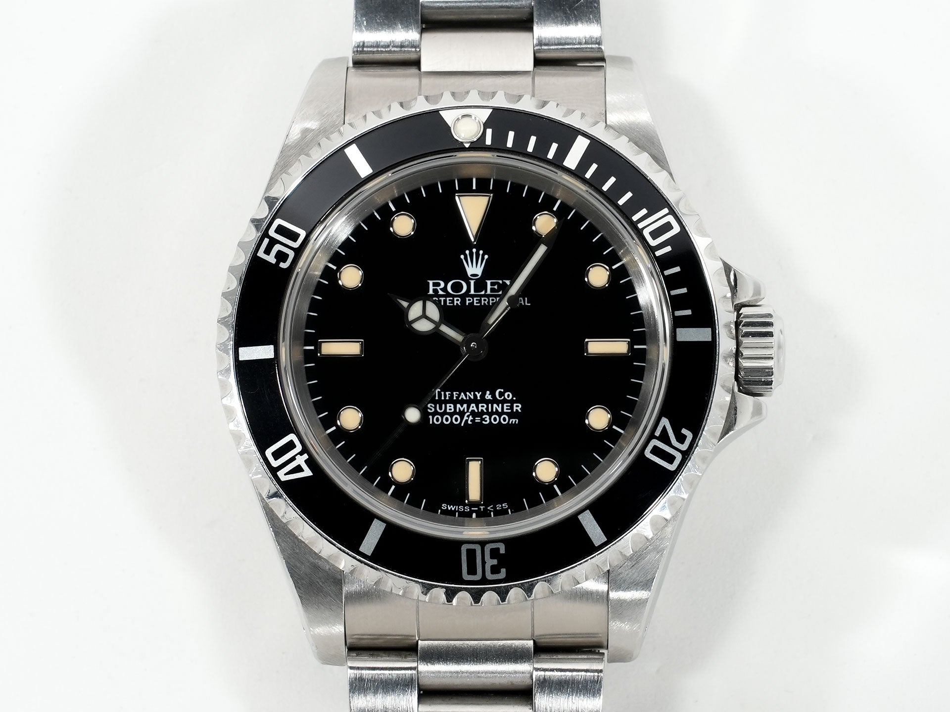 ロレックス サブマリーナー ノンデイト ティファニー Ref.14060 ステンレススチール ブラック文字盤 中古 iafyu6i2