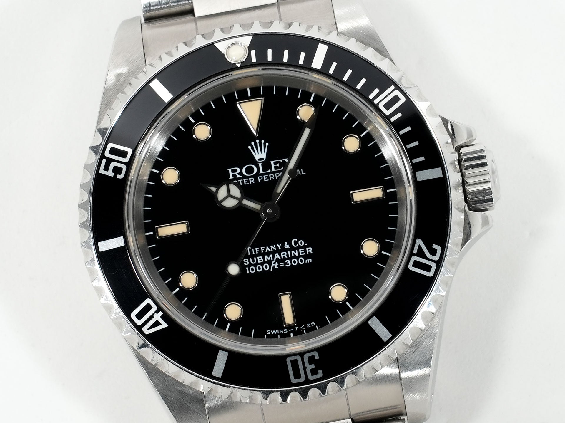 ロレックス サブマリーナー ノンデイト ティファニー Ref.14060 ステンレススチール ブラック文字盤 中古 iafyu6i2