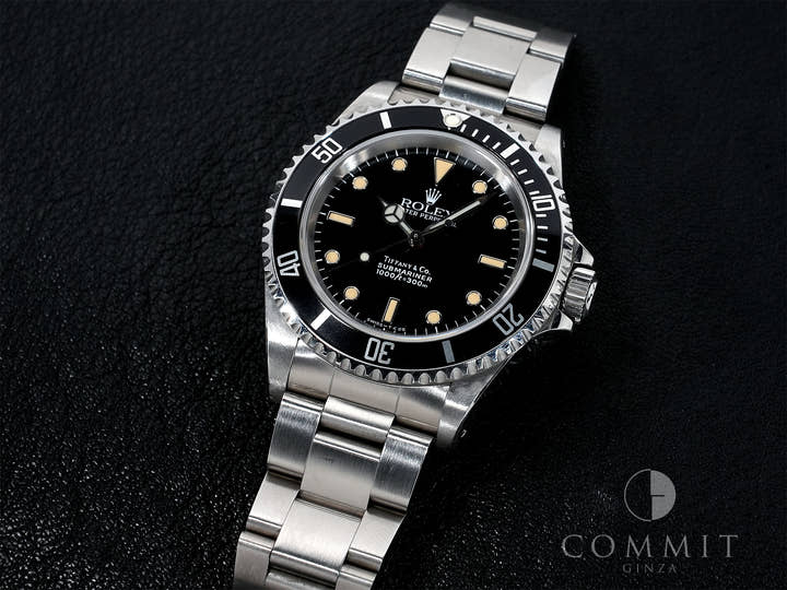 ロレックス サブマリーナー ノンデイト ティファニー Ref.14060 ステンレススチール ブラック文字盤 中古 iafyu6i2
