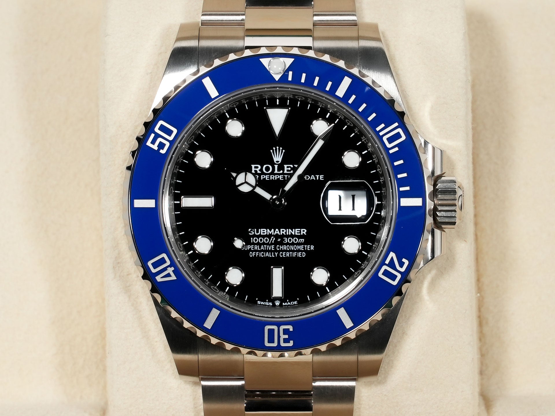 ロレックス サブマリーナー デイト Ref.126619LB ホワイトゴールド ブラック文字盤 未使用 2t4xesnj