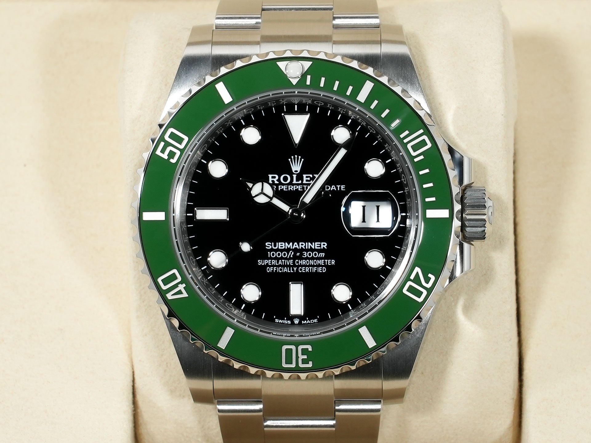 ロレックス サブマリーナー デイト Ref.126610LV ステンレススチール ブラック文字盤 未使用 48rvthjb