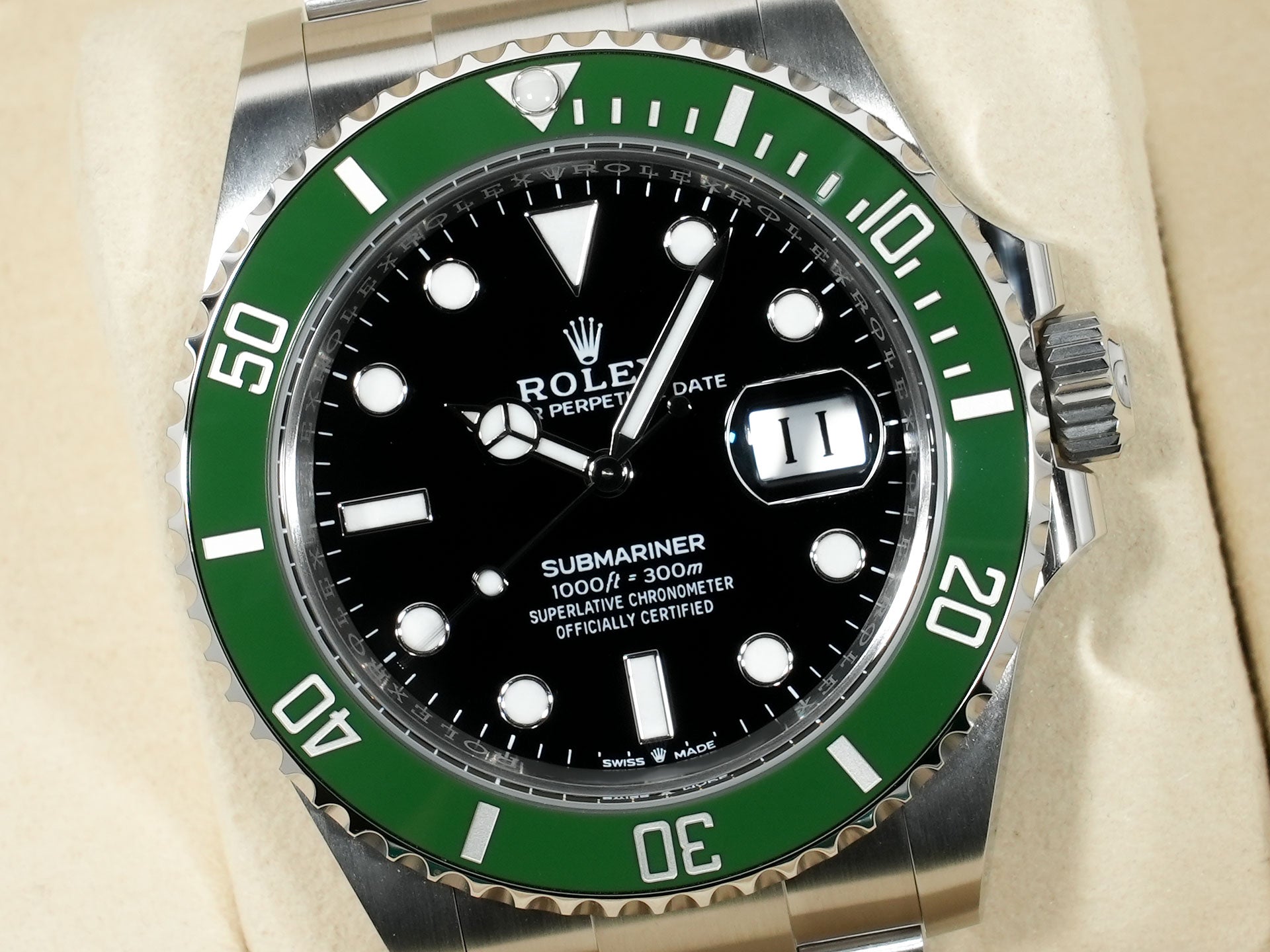 ロレックス サブマリーナー デイト Ref.126610LV ステンレススチール ブラック文字盤 未使用 48rvthjb