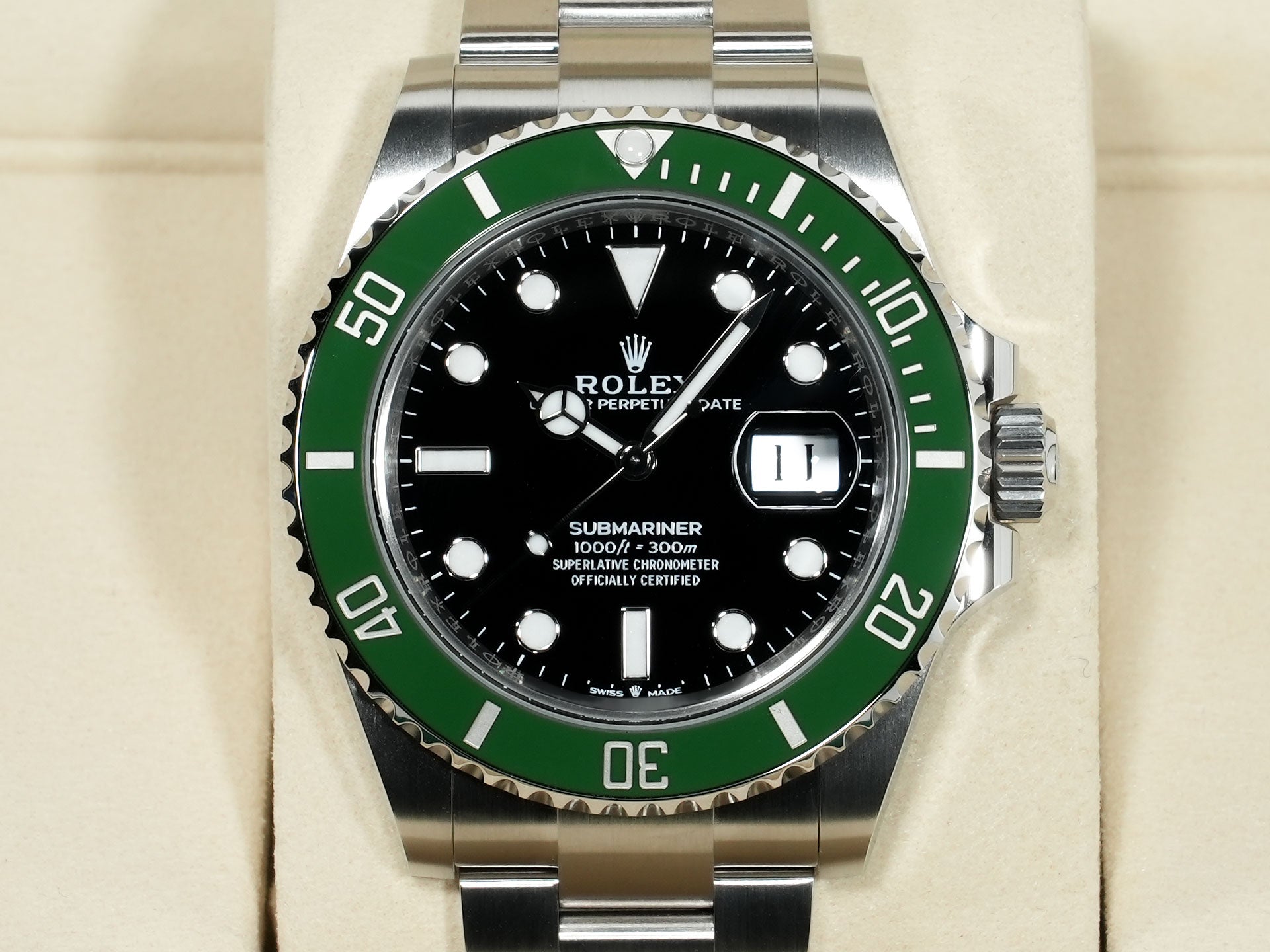 ロレックス サブマリーナー デイト Ref.126610LV ステンレススチール ブラック文字盤 未使用 ya7wegkh