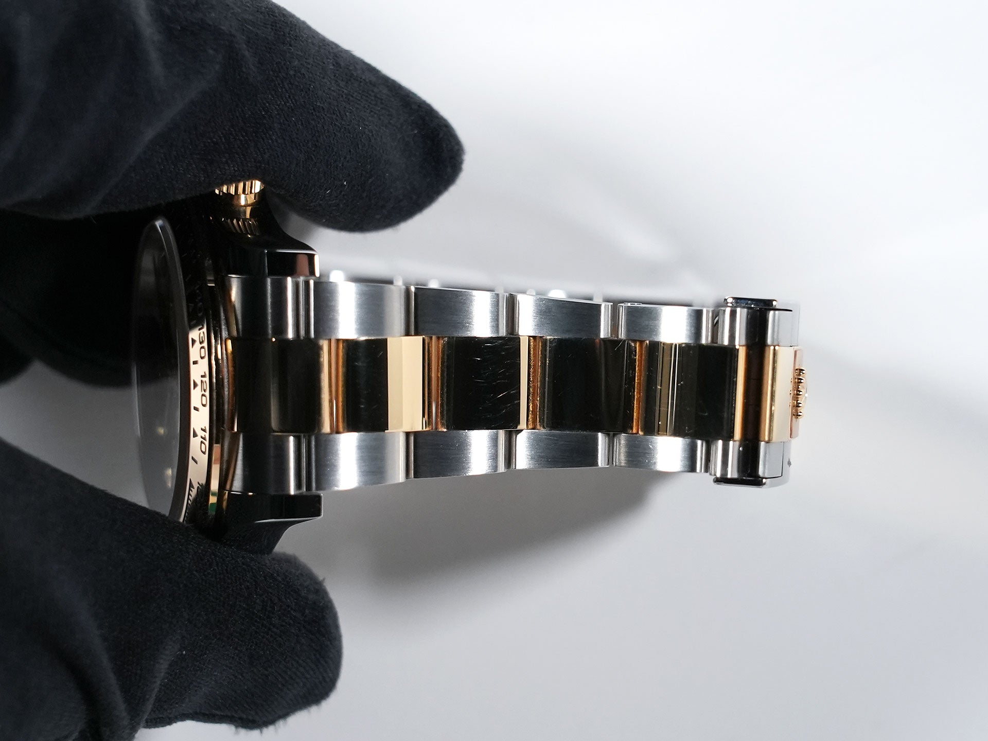 ロレックス デイトナ Ref.126503G ステンレススチール/イエローゴールド ブラックxゴールデンx8Pダイヤ文字盤 中古 wxiyhapz