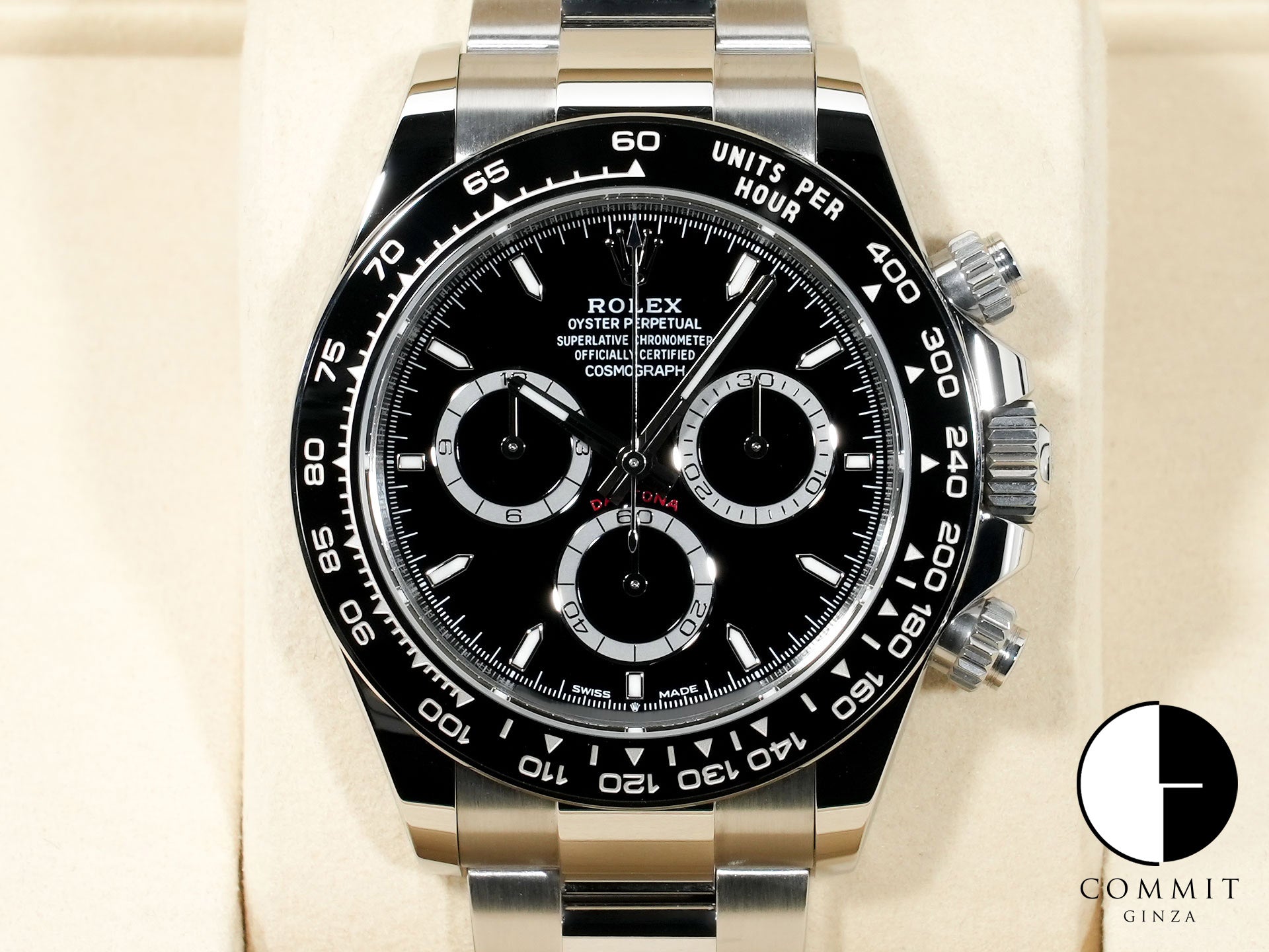 Rolex Daytona Ref. 126500LN Stainless Steel Black Dial Unused exuktu7u