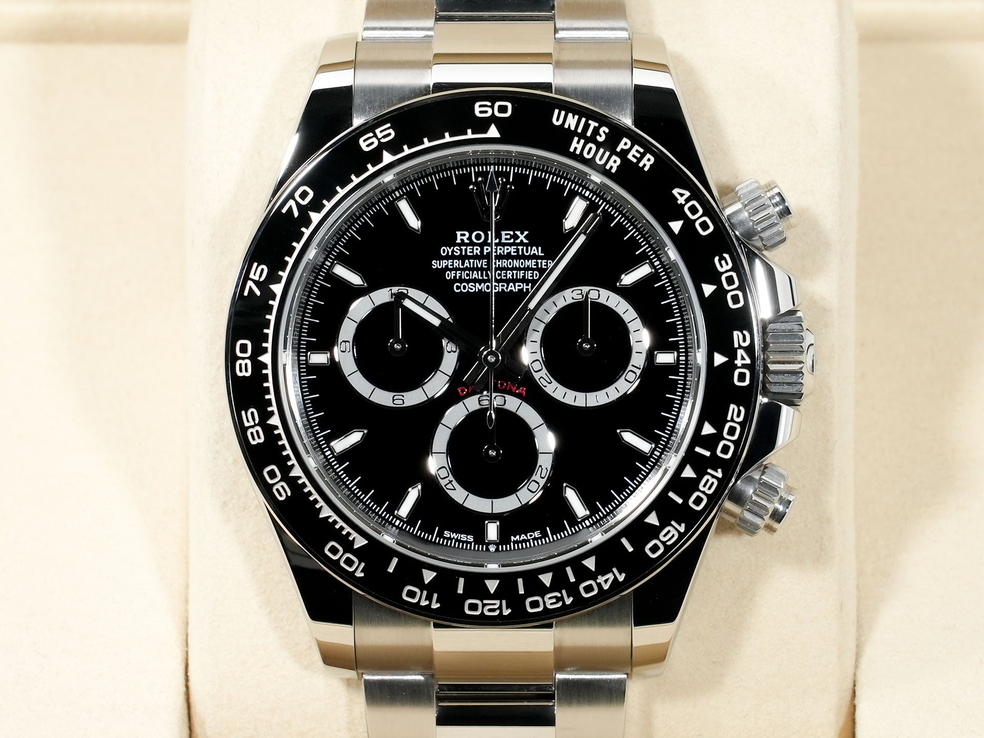 Rolex Daytona Ref. 126500LN Stainless Steel Black Dial Unused exuktu7u