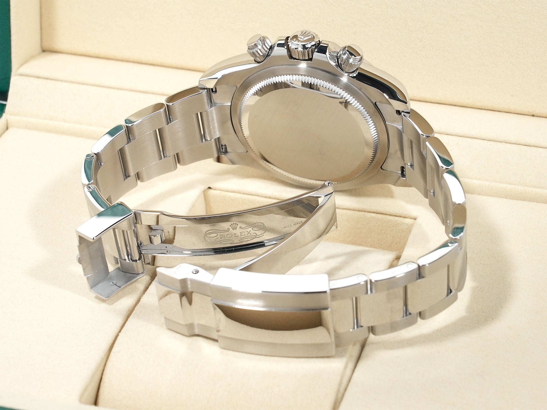 Rolex Daytona Ref. 126500LN Stainless Steel Black Dial Unused exuktu7u