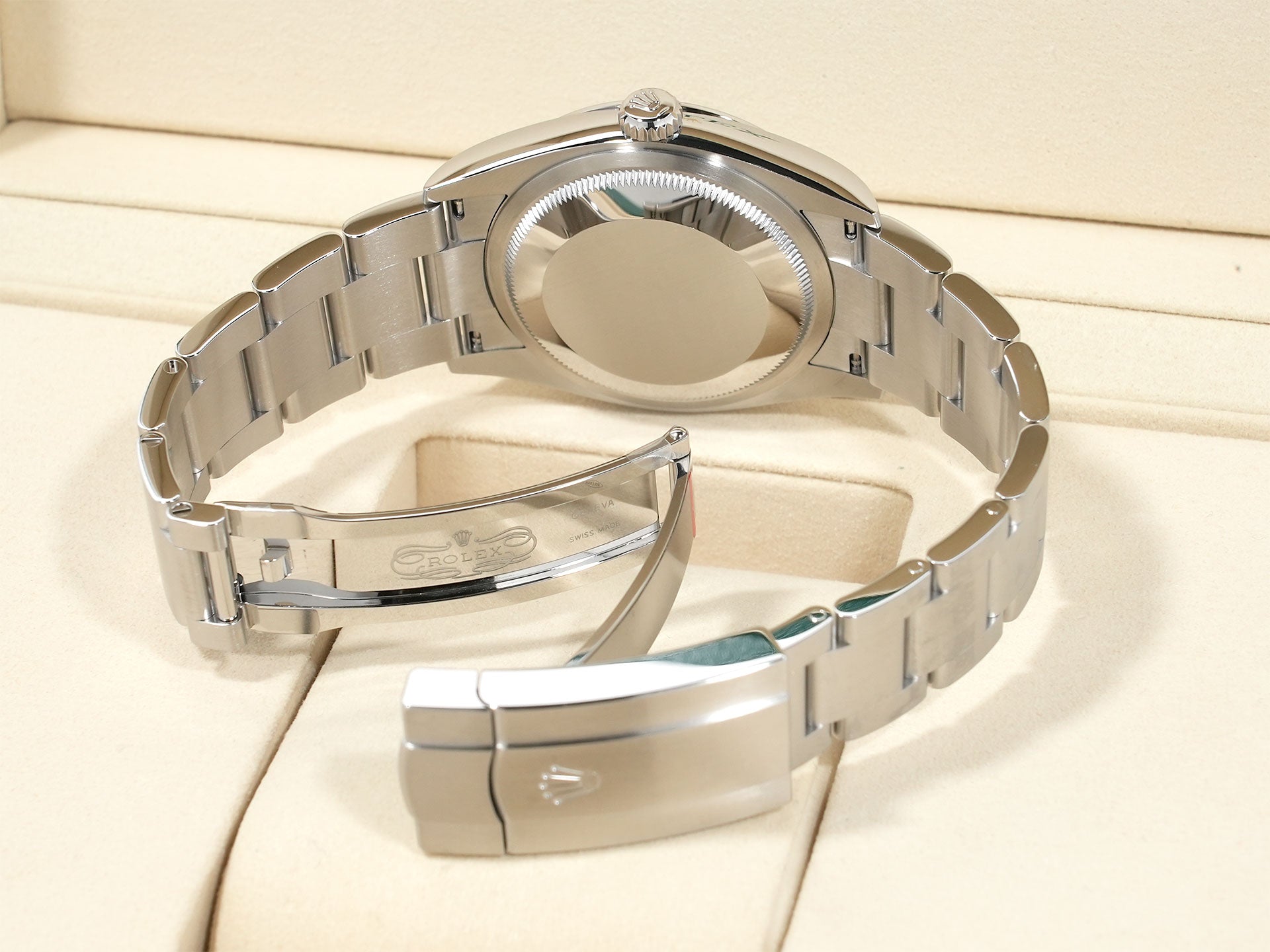 ロレックス オイスターパーペチュアル36 Ref.126000 ステンレススチール ターコイズ文字盤 未使用 xfv79h49