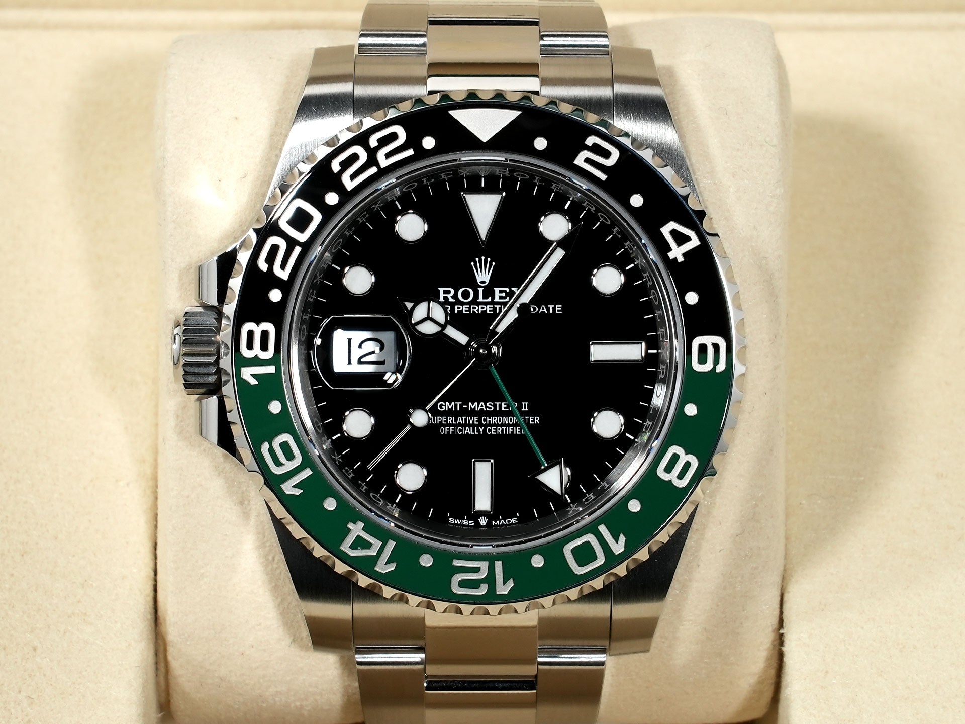 ロレックス GMTマスターII Ref.126720VTNR ステンレススチール ブラック文字盤 オイスターブレスレット 未使用 wyimhf77