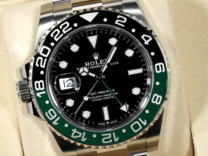 ロレックス GMTマスターII Ref.126720VTNR ステンレススチール ブラック文字盤 オイスターブレスレット 未使用 wyimhf77