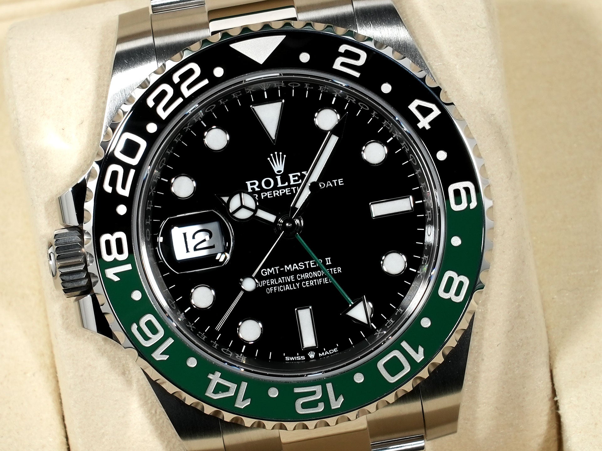 ロレックス GMTマスターII Ref.126720VTNR ステンレススチール ブラック文字盤 オイスターブレスレット 未使用 wyimhf77