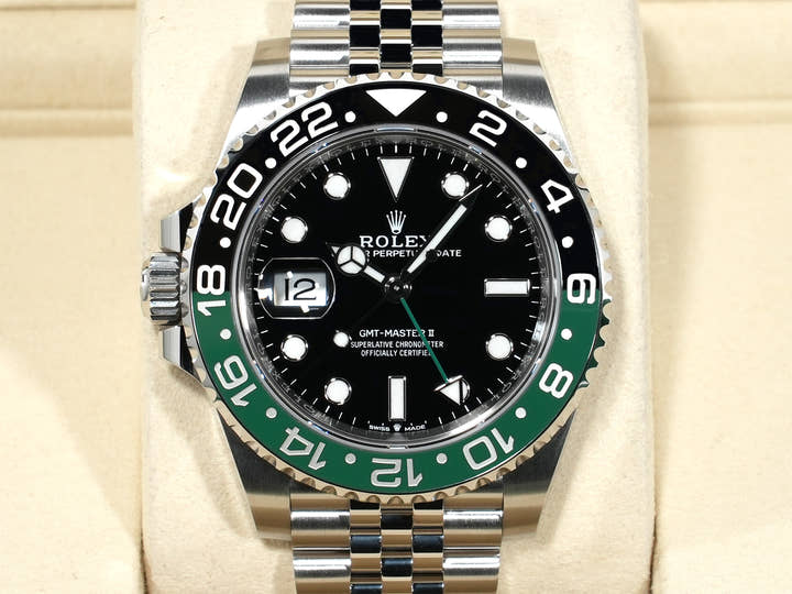 ロレックス GMTマスターII Ref.126720VTNR ステンレススチール ブラック文字盤 ジュビリーブレスレット 未使用 mzaezoio