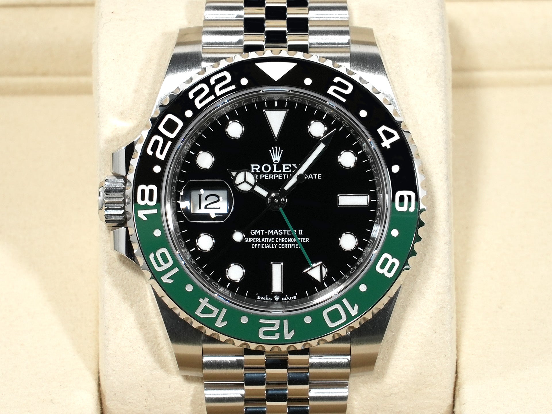 ロレックス GMTマスターII Ref.126720VTNR ステンレススチール ブラック文字盤 ジュビリーブレスレット 未使用 mzaezoio