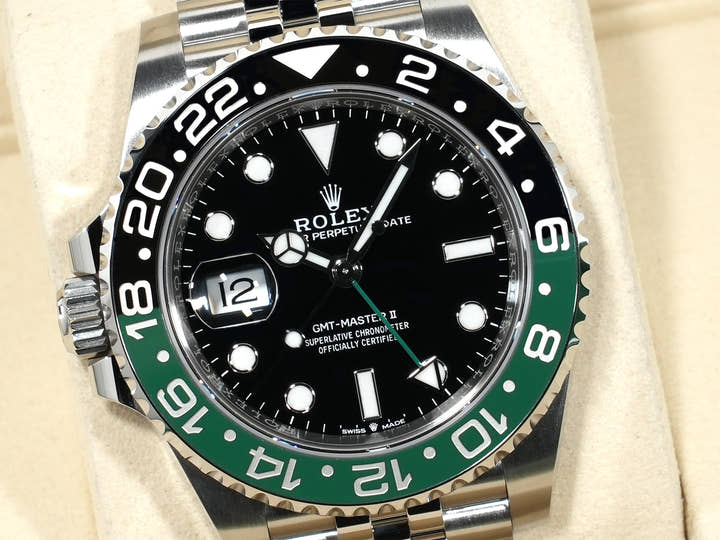 ロレックス GMTマスターII Ref.126720VTNR ステンレススチール ブラック文字盤 ジュビリーブレスレット 未使用 mzaezoio