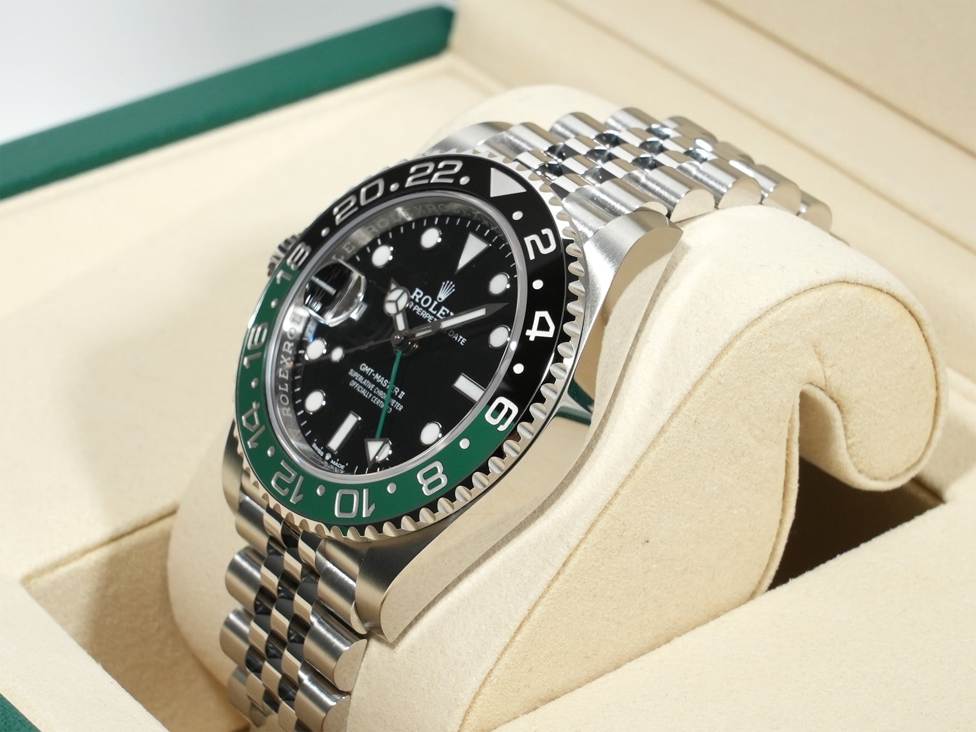 ロレックス GMTマスターII Ref.126720VTNR ステンレススチール ブラック文字盤 ジュビリーブレスレット 未使用 mzaezoio