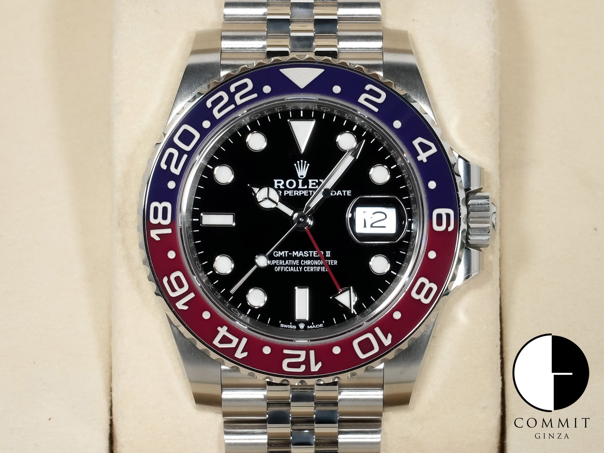 ロレックス GMTマスターII Ref.126710BLRO ステンレススチール ブラック文字盤 ジュビリーブレスレット 未使用 x9oyc5iw