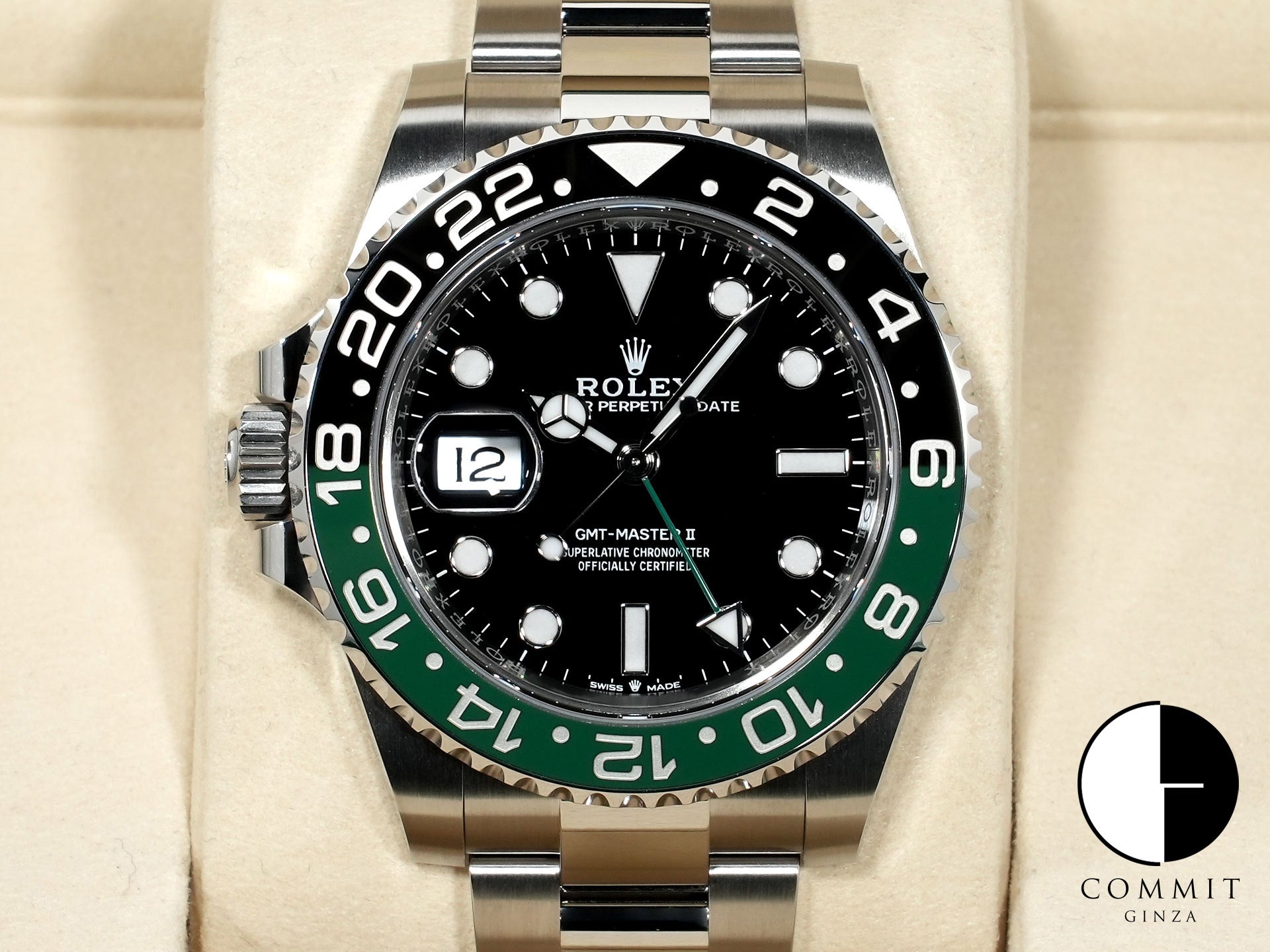 ロレックス GMTマスターII Ref.126720VTNR ステンレススチール ブラック文字盤 オイスターブレスレット 未使用 ff8hs5d9