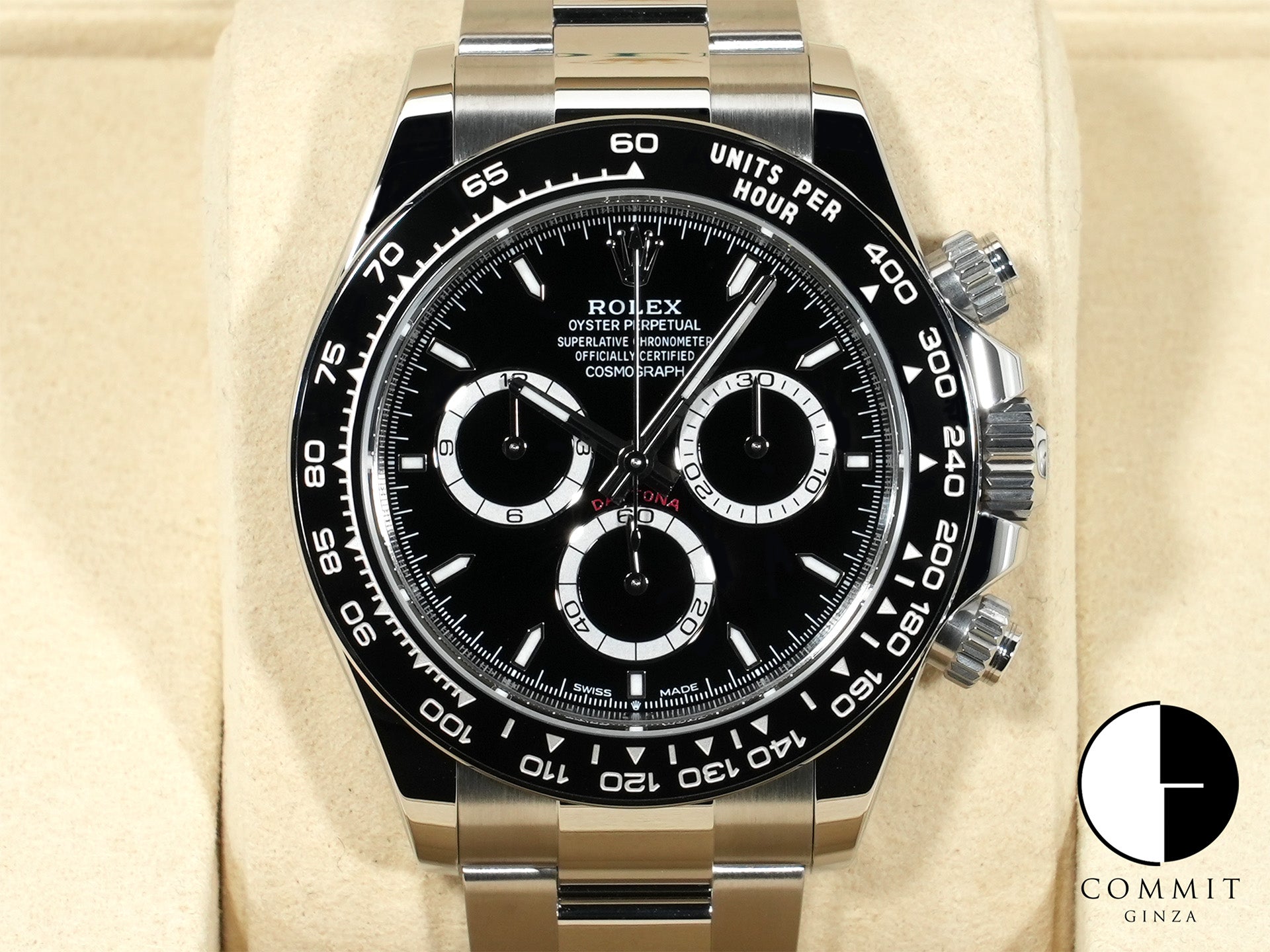 ロレックス デイトナ Ref.126500LN ステンレススチール ブラック文字盤 未使用 3nsrxah8