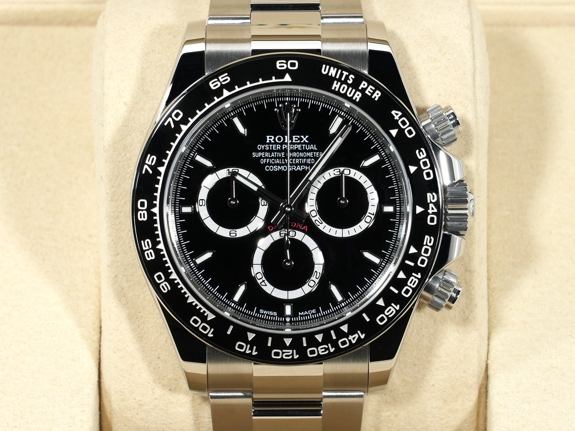 ロレックス デイトナ Ref.126500LN ステンレススチール ブラック文字盤 未使用 3nsrxah8