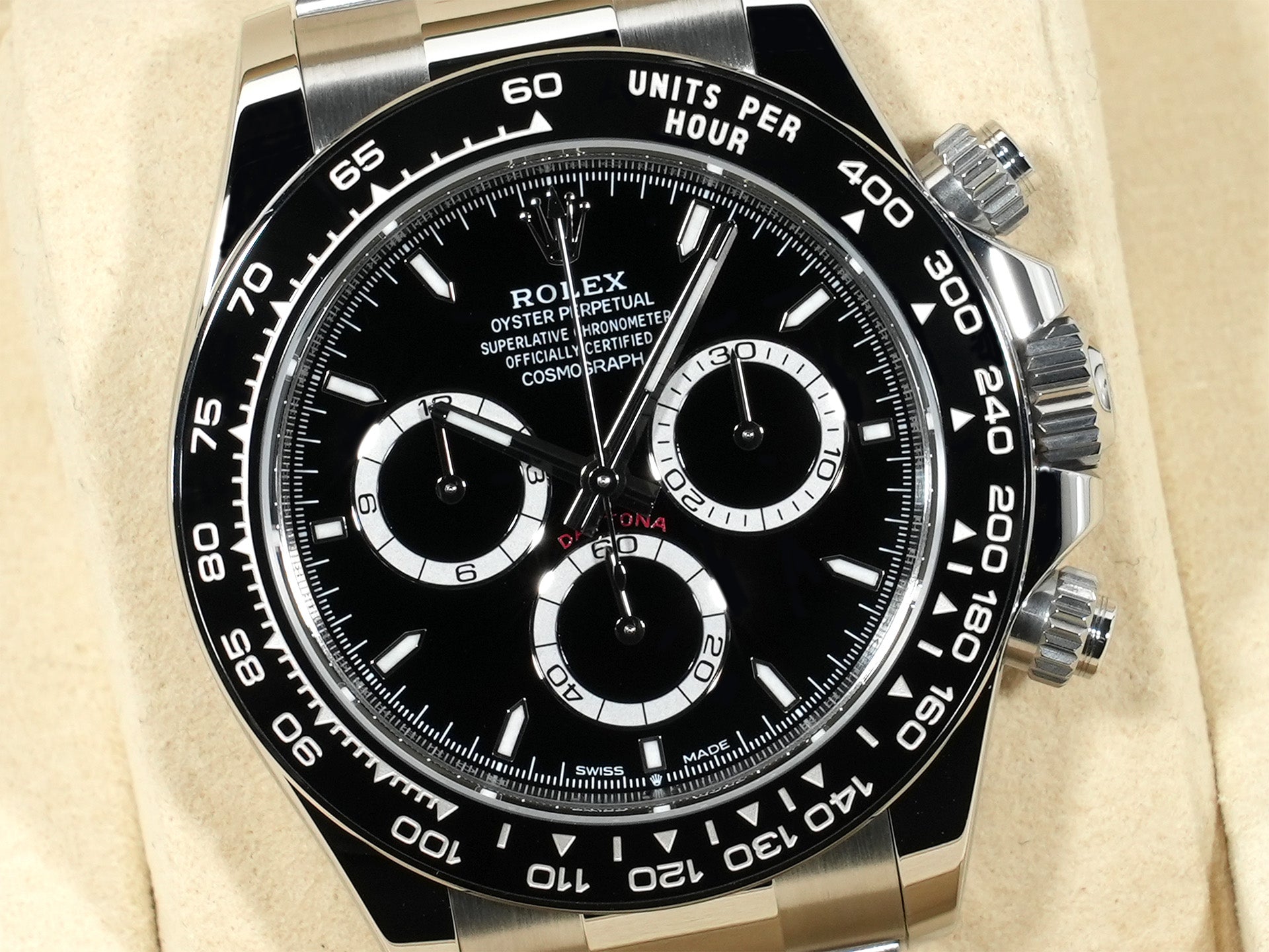 ロレックス デイトナ Ref.126500LN ステンレススチール ブラック文字盤 未使用 3nsrxah8