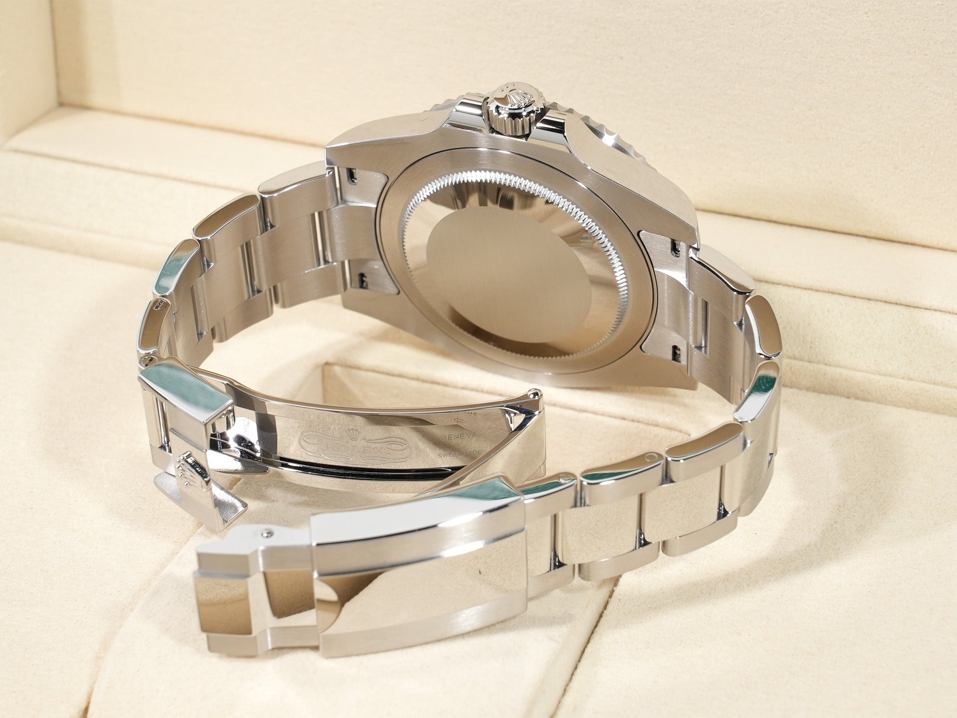 Rolex GMT-Master II Ref. 126710GRNR Stainless Steel Black Dial Oyster Bracelet Unused jyvicpv4