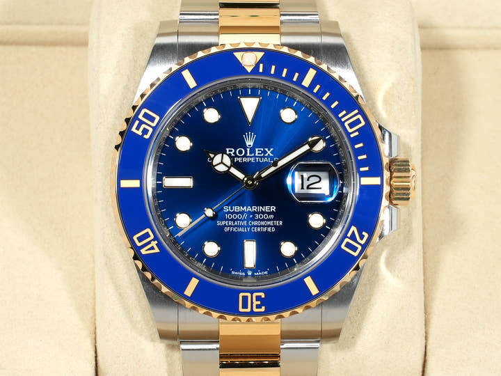 ロレックス サブマリーナー デイト Ref.126613LB ステンレススチール/イエローゴールド ブルー文字盤 未使用 sxhd9kjd