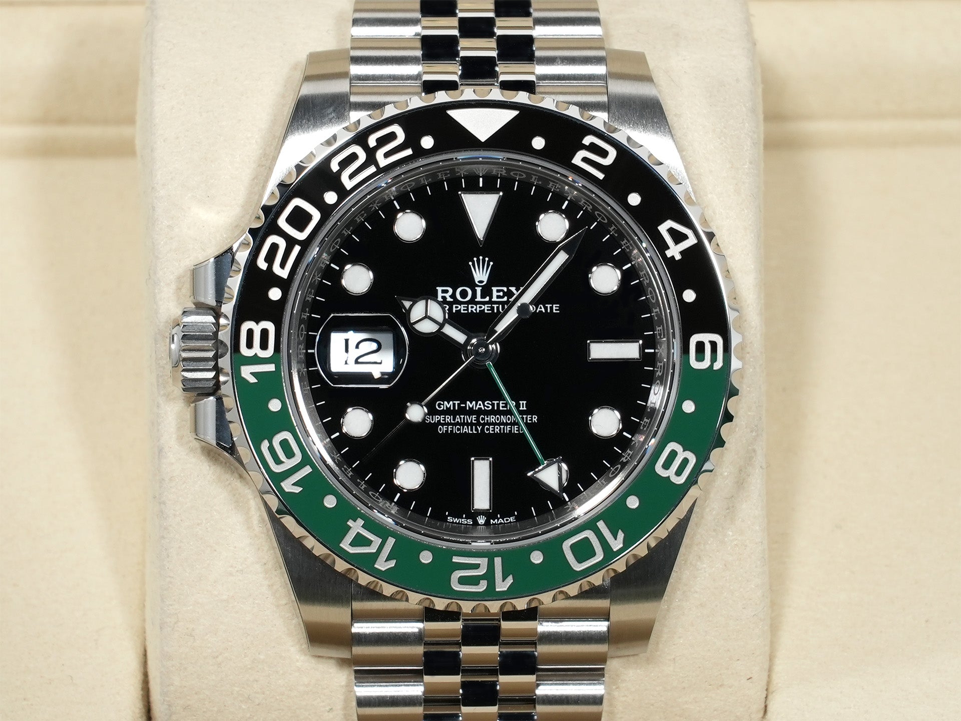 ロレックス GMTマスターII Ref.126720VTNR ステンレススチール ブラック文字盤 ジュビリーブレスレット 未使用 gp5rty92