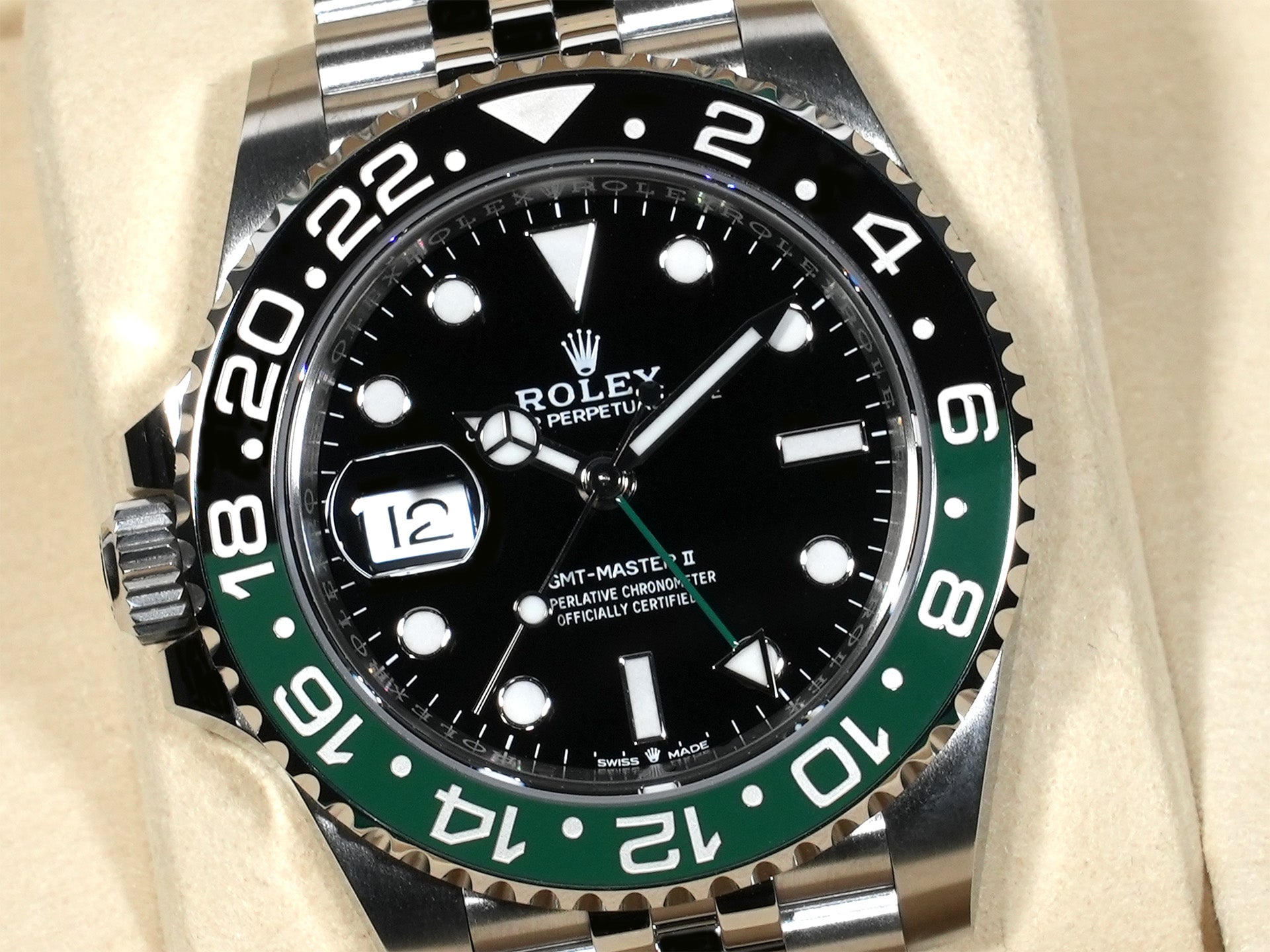 Rolex GMT-Master II Ref. 126720VTNR Stainless Steel Black Dial Jubilee Bracelet Unused 2cfwjftg