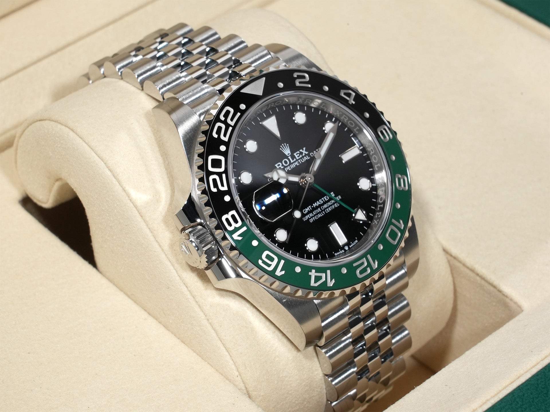 Rolex GMT-Master II Ref. 126720VTNR Stainless Steel Black Dial Jubilee Bracelet Unused 2cfwjftg
