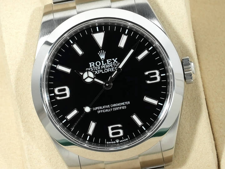 Rolex Explorer 40 Ref. 224270 Stainless Steel Black Dial Oyster Bracelet Unused wwokmeid