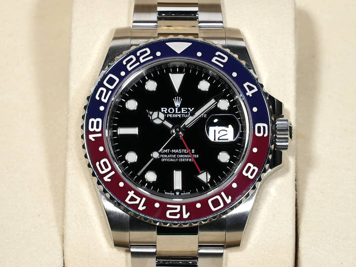 Rolex GMT-Master II Ref. 126710BLRO Stainless Steel Black Dial Oyster Bracelet Excellent Condition krgqtemk