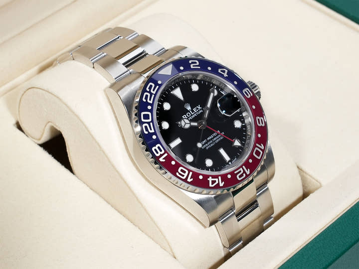 Rolex GMT-Master II Ref. 126710BLRO Stainless Steel Black Dial Oyster Bracelet Excellent Condition krgqtemk