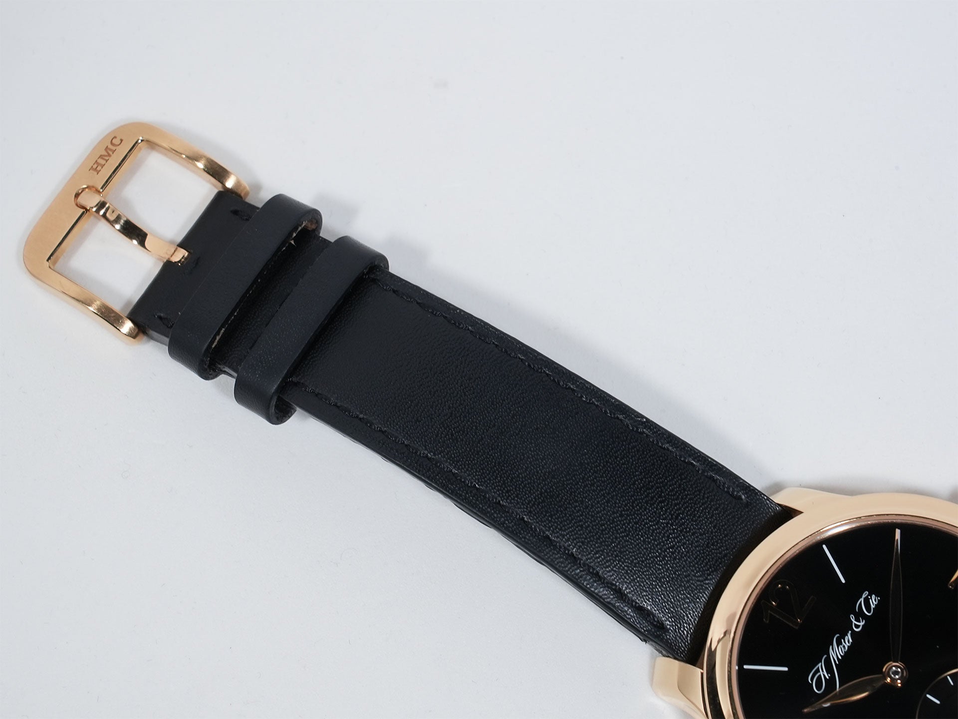 H. Moser Mayu Ref. 321.503-007 Rose Gold Black Dial Pre-owned v8bcbr7h